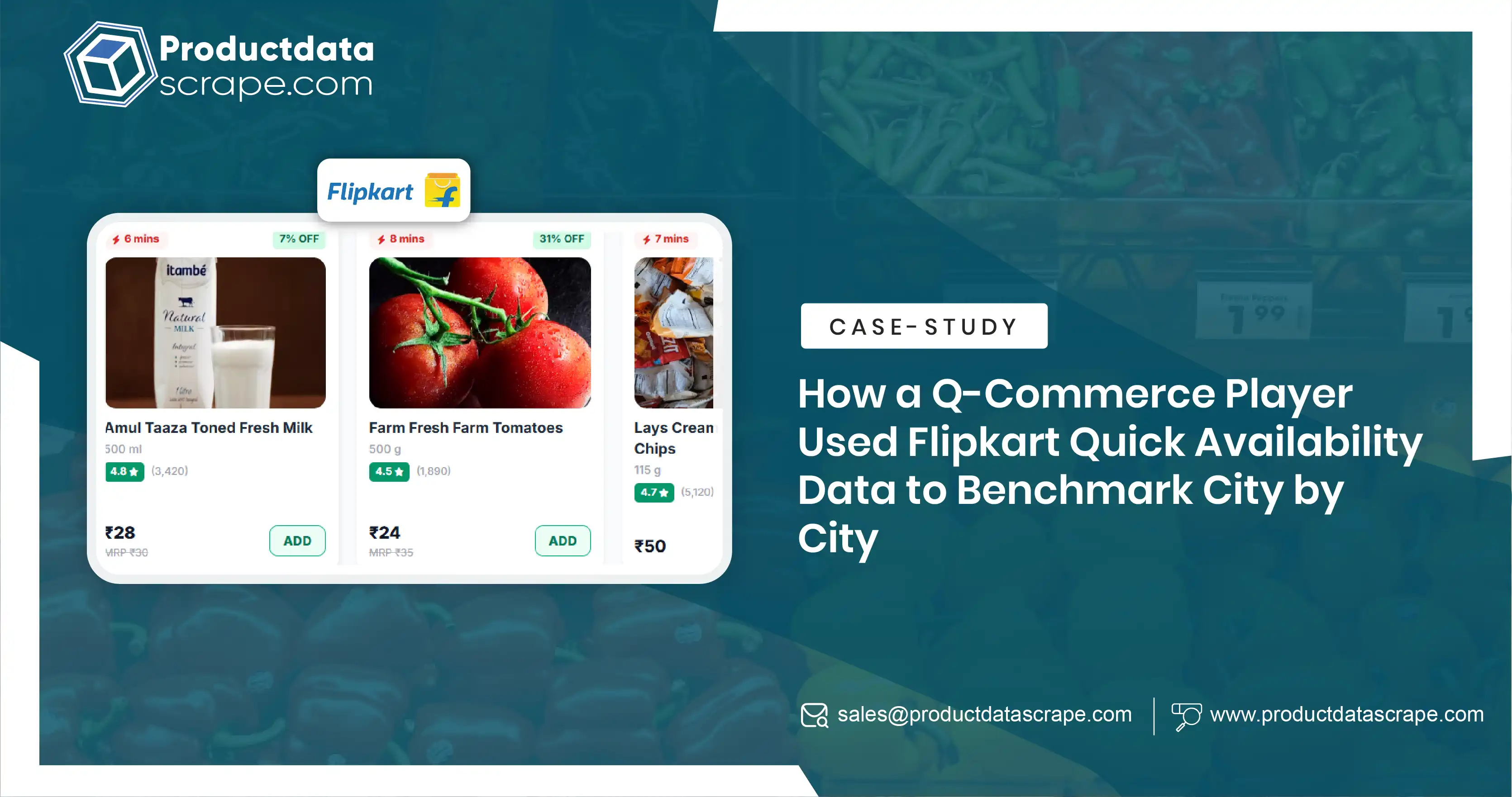 How a Q-Commerce Player Used Flipkart Quick Availability Data to Benchmark City by City